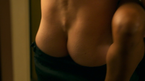 Adam Demos Nude as Brad Simon. Butt, against wall, nude. 156818
