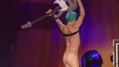 Himself from Woodstock 99: Peace, Love, and Rage Naked. Butt, Shirtless, band, bass. 158549