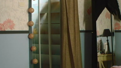 Anthony Bajon Nude as Teddy Pruvost. Butt, Shirtless, against glass, bathroom. 159194