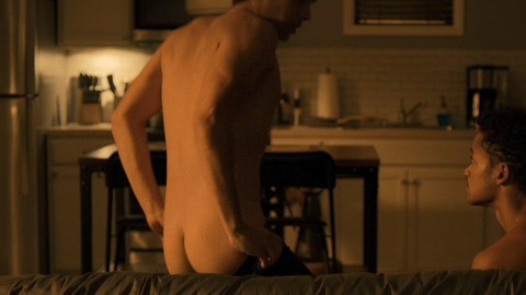 Robbie from Modern Love Naked. Butt, getting dressed, living room. 159653