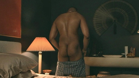 Malcolm M. Mays Naked as Louis 'Lou-Lou' Thomas. Butt, bedroom, black. 196455