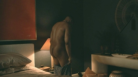 Malcolm M. Mays Nude as Louis 'Lou-Lou' Thomas. Butt, bedroom, black. 196454