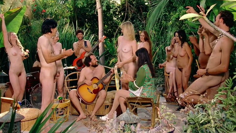 Nudist Pot Grower from Viva Naked. Balls, Butt, Penis, Shirtless, multiple men, nudist colony. 160379