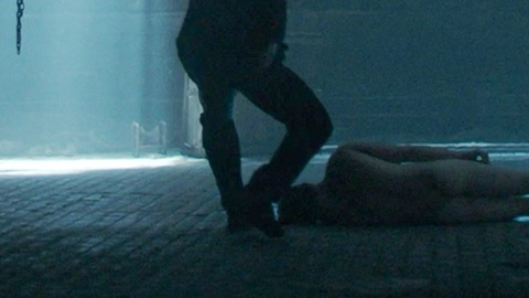 Jason Todd / Robin / Red Hood from Titans Naked. Butt, barefoot, dark. 160409