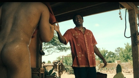Demetrius 'Lil Meech' Flenory Nude in BMF. Butt, after shower, black. 197404