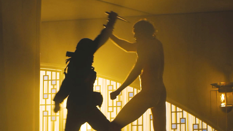 Nudes of Brother Day from Foundation. Butt, Shirtless, assassin, backlit. 184968