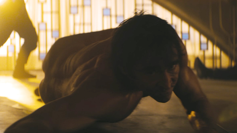 Brother Day from Foundation Naked. Butt, Shirtless, crawling, fighting. 184967