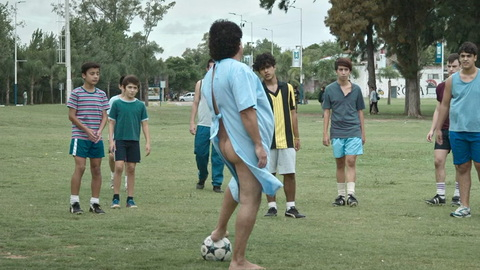 Juan Palomino Naked as Diego Armando Maradona. Butt, barefoot, flashing. 165423