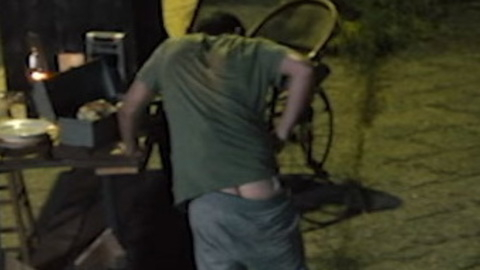 Sawyer Spielberg Naked as Sam. Butt, barn, butt cheeks. 165177
