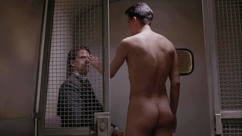 John Lone Naked in M. Butterfly. Butt, Gay, holding cell, jail. 165606