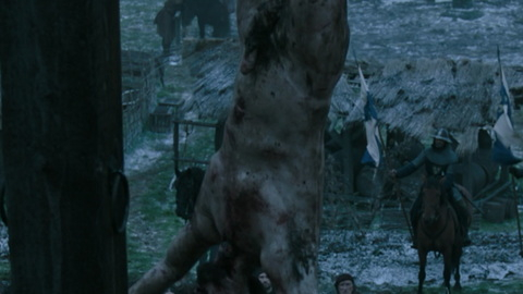 Nudes of Jacques Le Gris from The Last Duel. Balls, Body Double, Penis, Shirtless, bloody, hung by feet. 167052