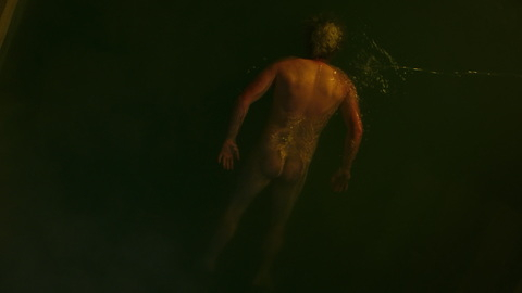 Nudes of Emperor Claudius from Britannia. Butt, Shirtless, bath house, face down. 167940