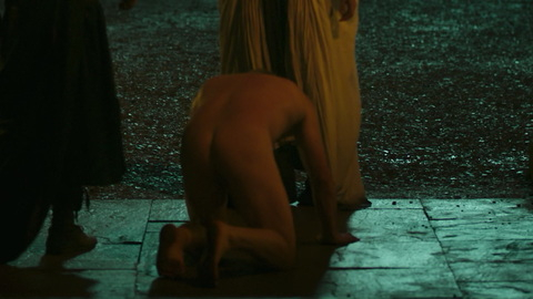 Nudes of Emperor Claudius from Britannia. Butt, Shirtless, banding over, older man. 167946