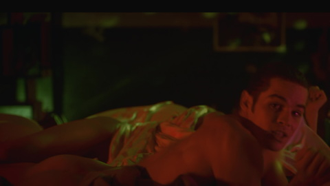 James Lastovic Naked as Cane. Butt, Shirtless, face down, in bed. 168465