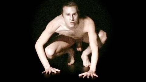 Max Hubacher Naked in Sleep. Balls, Penis, Shirtless, barefoot, black room. 169296