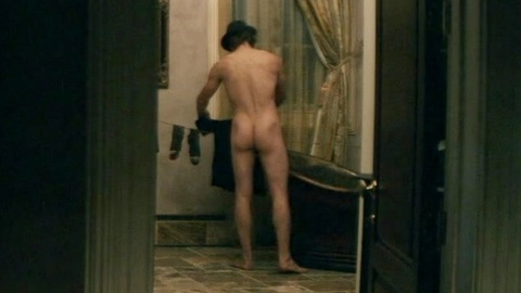 Nudes of Charlie Waldo from Last Looks. Butt, Shirtless, barefoot, bathroom. 170214