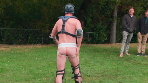 Nudes of Himself from Jackass Forever. Butt, grass, helmet. 171906