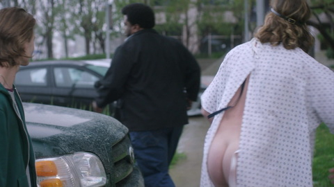 Scott MacArthur Nude in Killing It. Butt, butt flash, long hair. 185650
