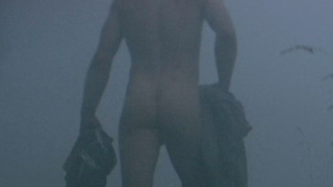 Franz Rogowski Naked as Johannes. Balls, Butt, backsack, fog. 174261