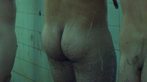 Marco Antonio Caponi Naked as Luis Garrido. Butt, barefoot, locker room showers. 174585