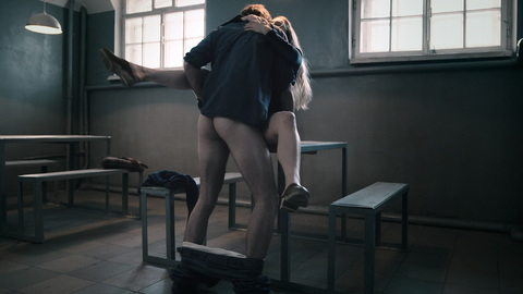 Bill Skarsgård Naked as Clark Olofsson. Butt, Sexy, Straight, conjugal visit, pants pulled down. 174927