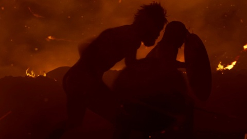 Nudes of Amleth from The Northman. Butt, Shirtless, barefoot, bloody. 175884