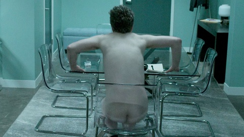 Kevin McDonald Naked in The Kids in the Hall. Butt, dining room, hallway. 176208