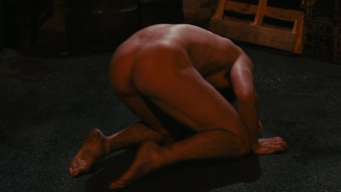 Theo James Naked as Henry DeTamble. Butt, Shirtless, barefoot, dark. 176049
