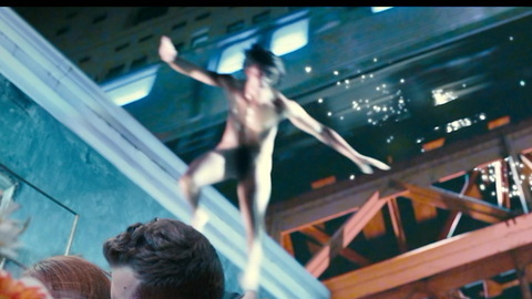 Theo James Naked as Henry DeTamble. Butt, Shirtless, barefoot, dark. 176037