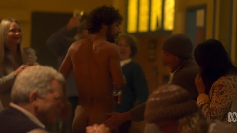 Nudes of Reg Thompson from Barons. Butt, Shirtless, public nudity, slapping butt. 176220