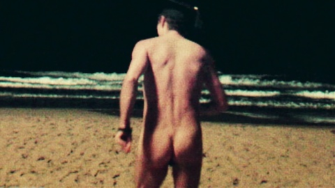 Nudes of Young Marcos from Now and Then. Butt, beach, being filmed. 176448