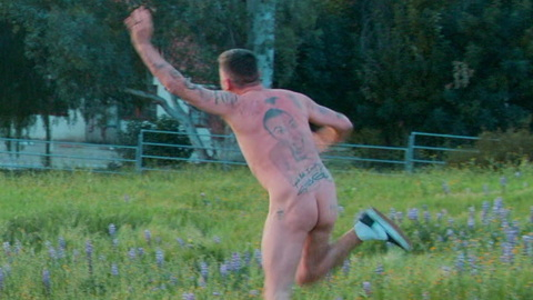 Steve-O Naked as Himself. Butt, Shirtless, frolick, grass. 176799