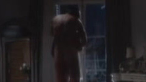 Nudes of Georges Ryman from Crescendo. Butt, Shirtless, back towards camera, dark. 177372