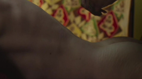 Samuel Theis Naked in Proud. Butt, Shirtless, beard, bed. 178135