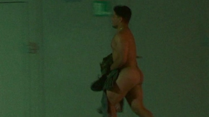 Hussein Eliraqui Naked in Cocoon. Butt, Sexy, Shirtless, barefoot, night time. 178363