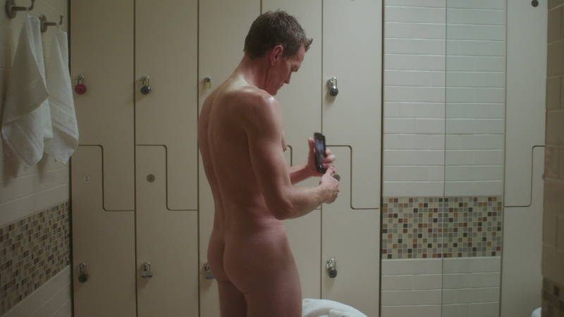Michael from Uncoupled Naked. Butt, Sexy, Shirtless, locker room, mirror. 178667