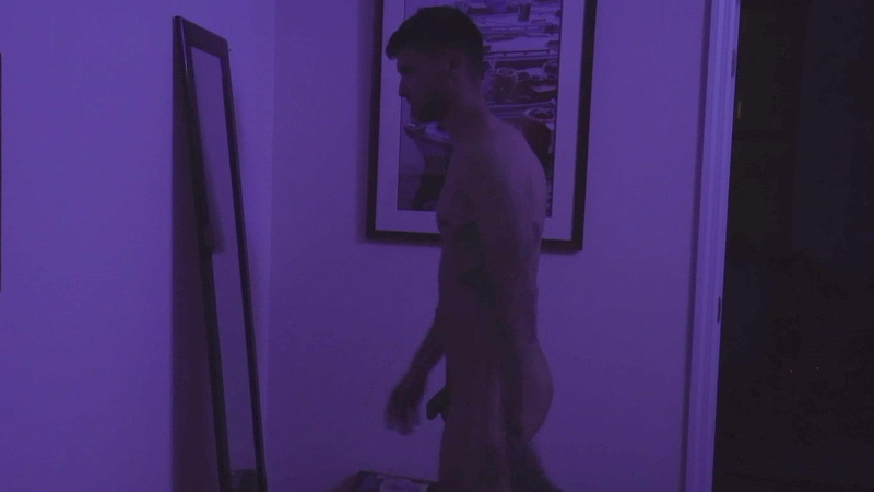 Alex from Plastic French Naked. Penis, dark room, mirror. 178631
