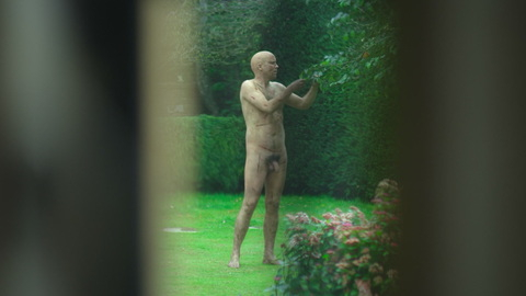 Rory Kinnear Nude in Men. Penis, Shirtless, bald, garden. 178822