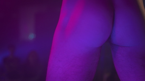 Poncho from High Heat Naked. Butt, buttcrack, stage. 179003