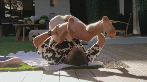 Chad Kroeger from Chad and JT Go Deep Naked. Balls, butt, legs in the air. 179123