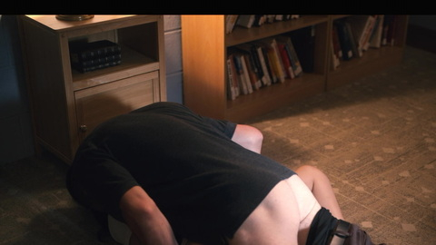 Jackson White Nude as Stephen DeMarco. Butt, Sexy, Straight, library, man on top. 179708