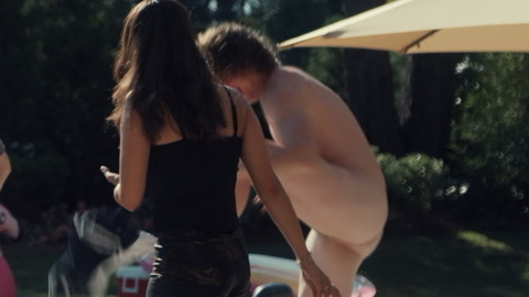 Spencer House Nude as Wrigley. Butt, Sexy, Shirtless, long hair, outdoors. 179768