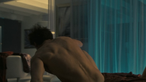 Jon Bernthal Nude in American Gigolo. Butt, Shirtless, bedroom, getting out of bed. 179566