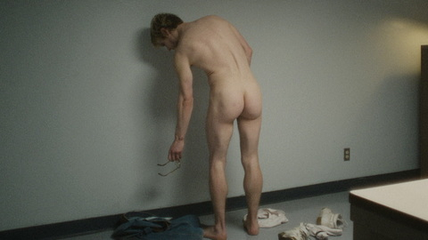 Jeffrey Dahmer from Monster Naked. Butt, Shirtless, buttcrack, facing wall. 179651