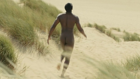 Stephen from Empire of Light Naked. Butt, Shirtless, beach, running. 181859