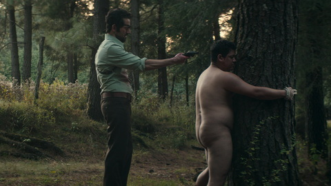 Juan Carlos Medellin Naked as Álvara Olvera. Butt, Shirtless, nudecomer, outdoors. 179823