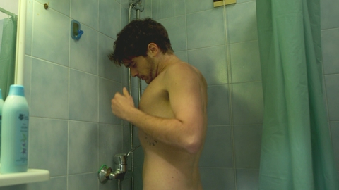 Federico Cesari Naked in Everything Calls for Salvation. Butt, Shirtless, buttcrack, shower. 179845