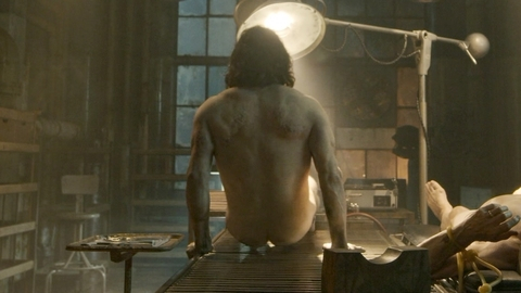 Joe Allen from Guillermo del Toro's Cabinet of Curiosities Naked. Butt, buttcrack, medical. 179993
