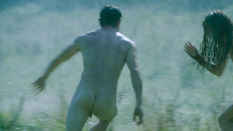 Jack O'Connell Nude in Lady Chatterley's Lover. Balls, Butt, Penis, Shirtless, backsack, outdoors. 180688