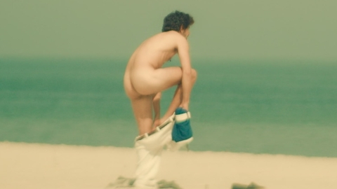 Folco Marchi Naked as Tomas. Butt, Shirtless, beach, butt crack. 180975